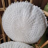 Set of 2 crochet cushions