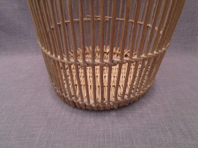 Old-paper wicker basket