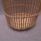 Old-paper wicker basket