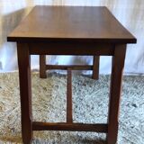 Table style farmhouse table in solid wood.