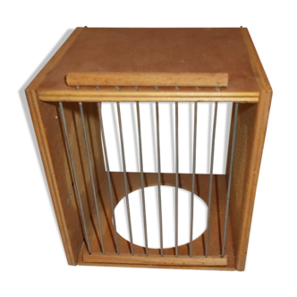 Wood cage for curiosity cabinet