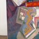 The reading table, oil on canvas