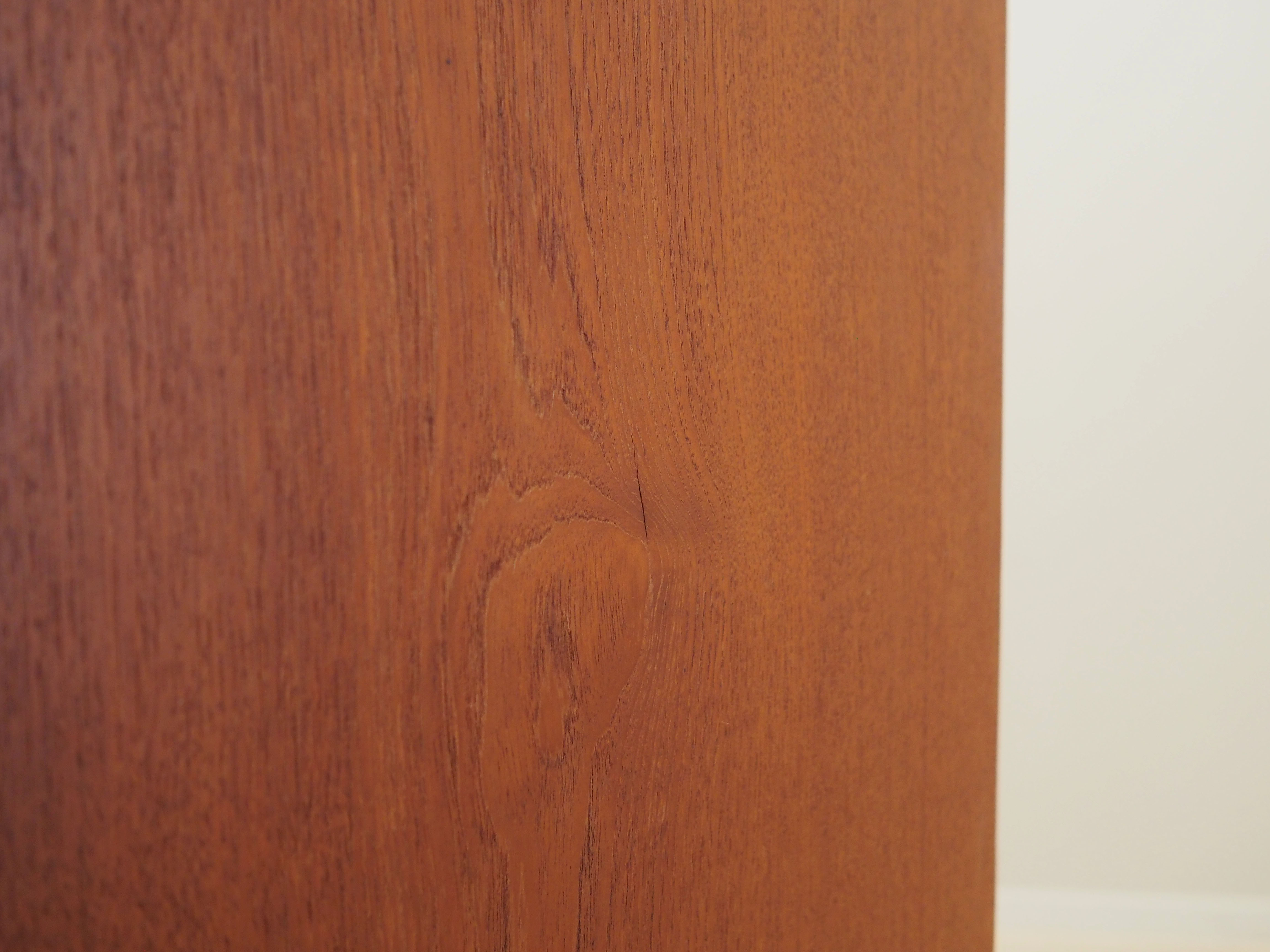 Teak highboard, Danish design, 1960s, production: Denmark