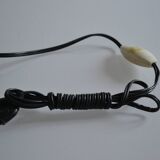 Vintage olive green lamp base circa 1970