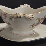 Saucière in porcelain of paris early twentieth century
