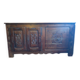 Carved wooden sideboard, Queyras region