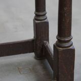 Large Antique English Side Table/Stool