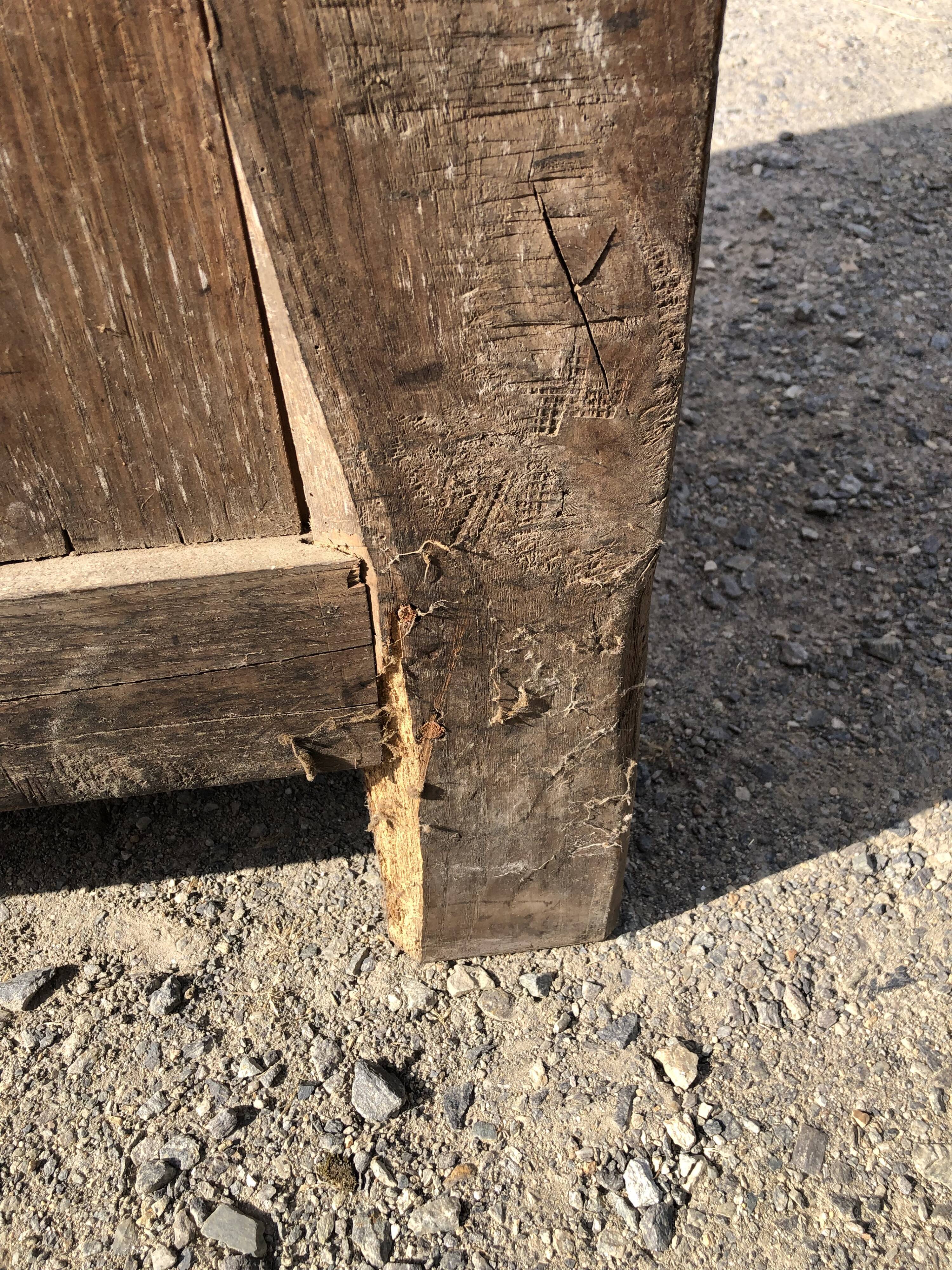 Louis XV style cherry wood cabinet late 19th century