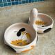 Double ramekin from the Marais pottery, 1960s-70s