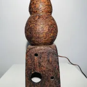 Lampe de table en grès par Pieter Groeneveldt, Pays-Bas, vers les années 1950.