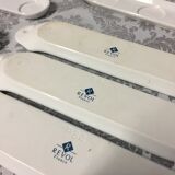 Lot de 8 plateaux a mignardises manufacture Revol France porcelaine dure