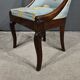 Pair of Mahogany Gondola Chairs, Restoration period – Part 1 of the 19th century
