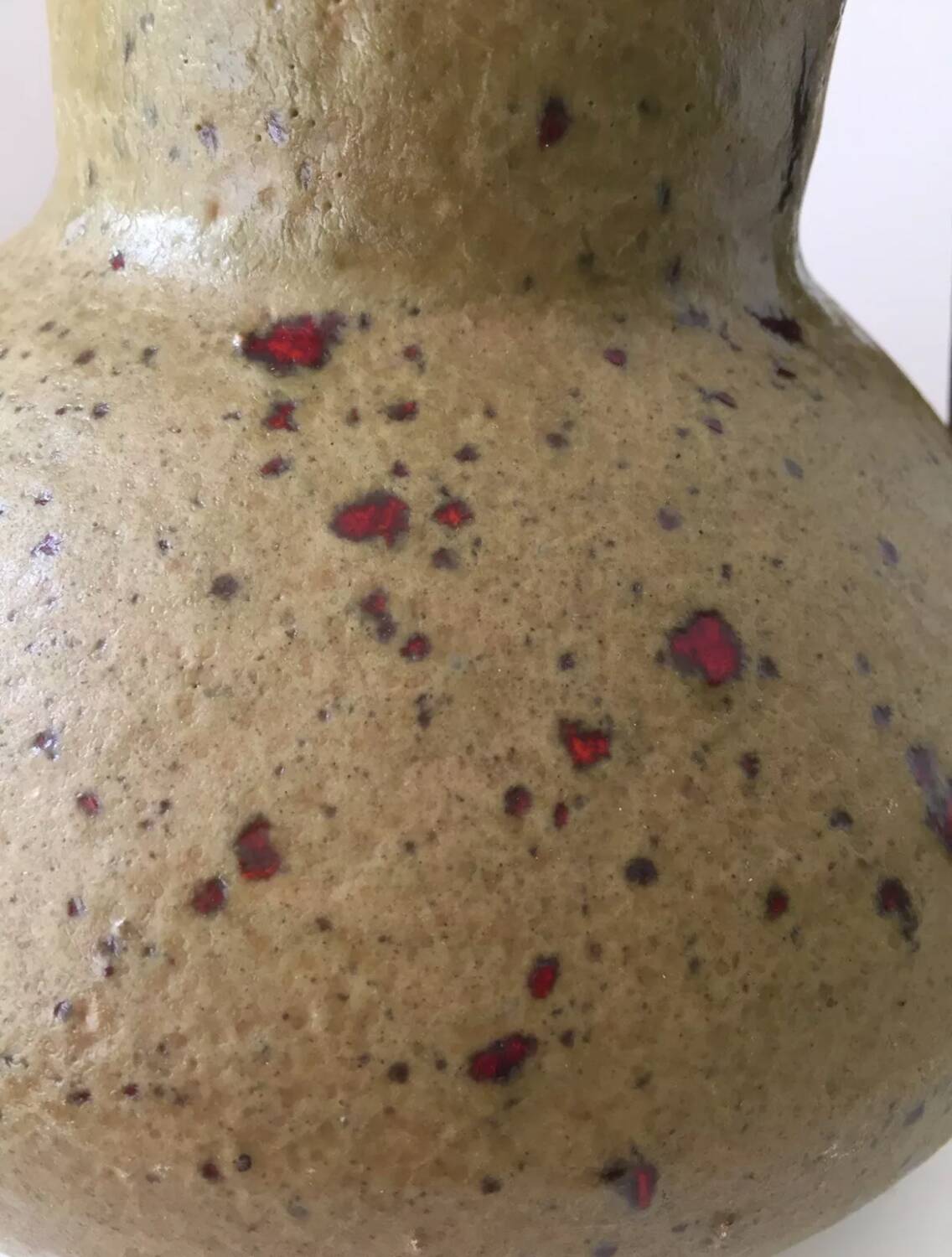 Orezza Corsica terracotta stoneware pitcher jug 1960
