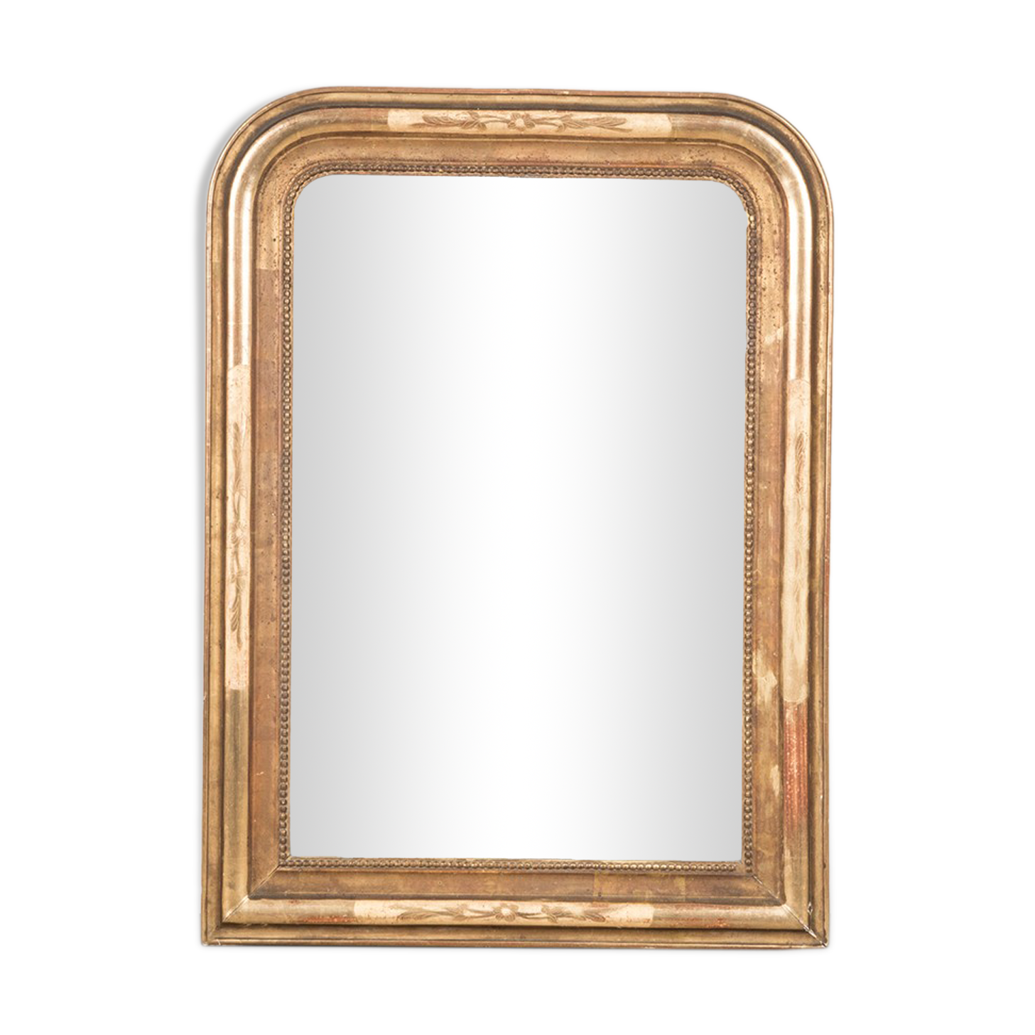 Mirror with Floral Etchings 66x92cm