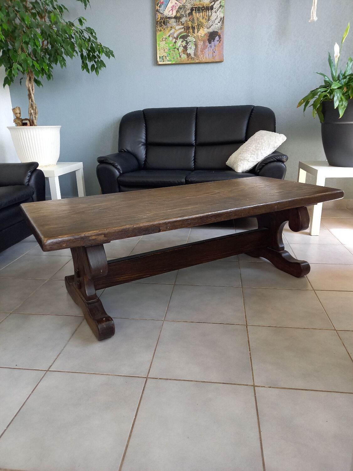 Rustic coffee table