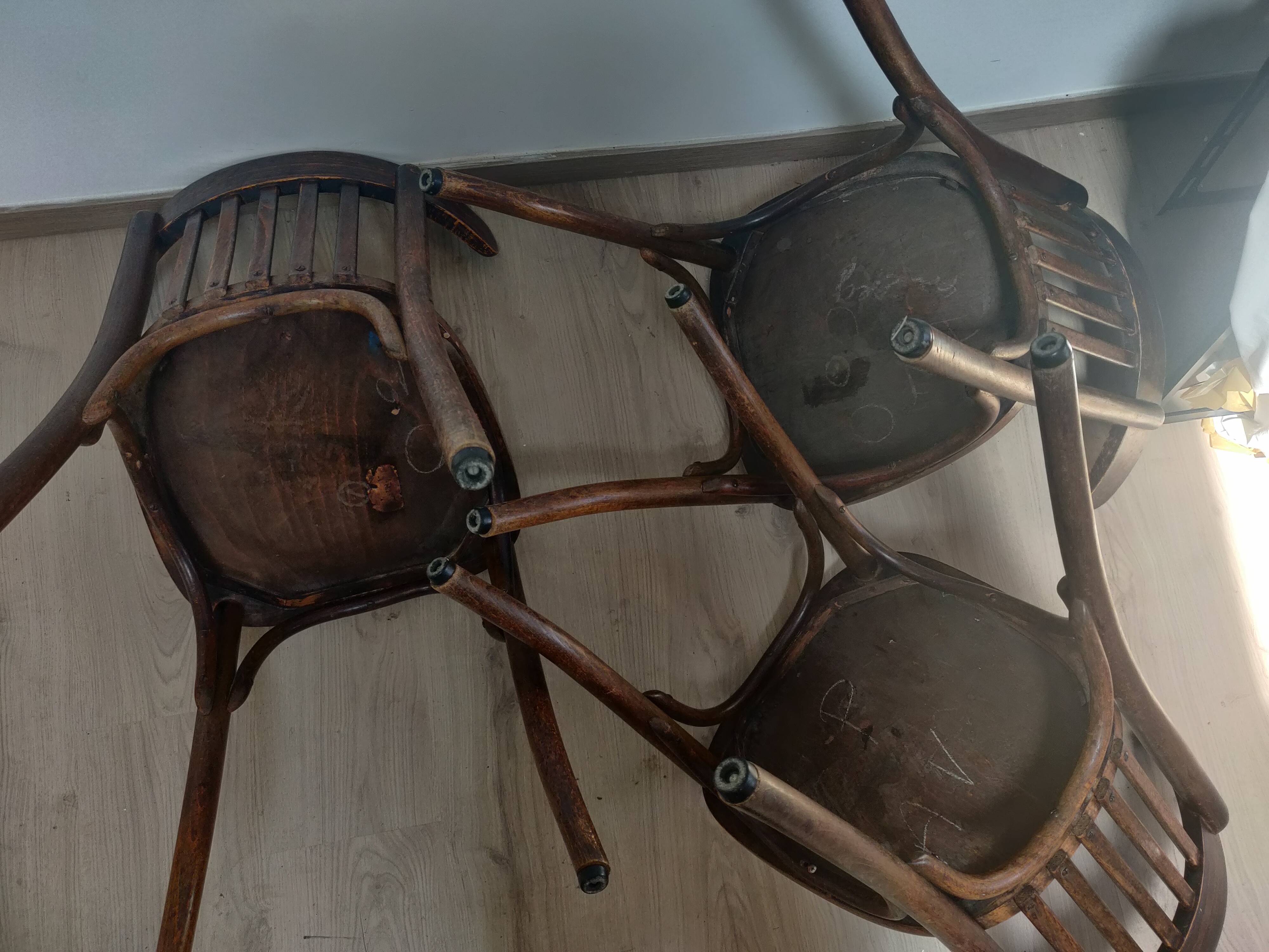 30s bistro chair trio