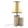 Mid-century modern travertine table lamp, Nucleo Sormani Italy 1960s