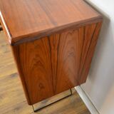 Scandian rosewood and metal sideboard