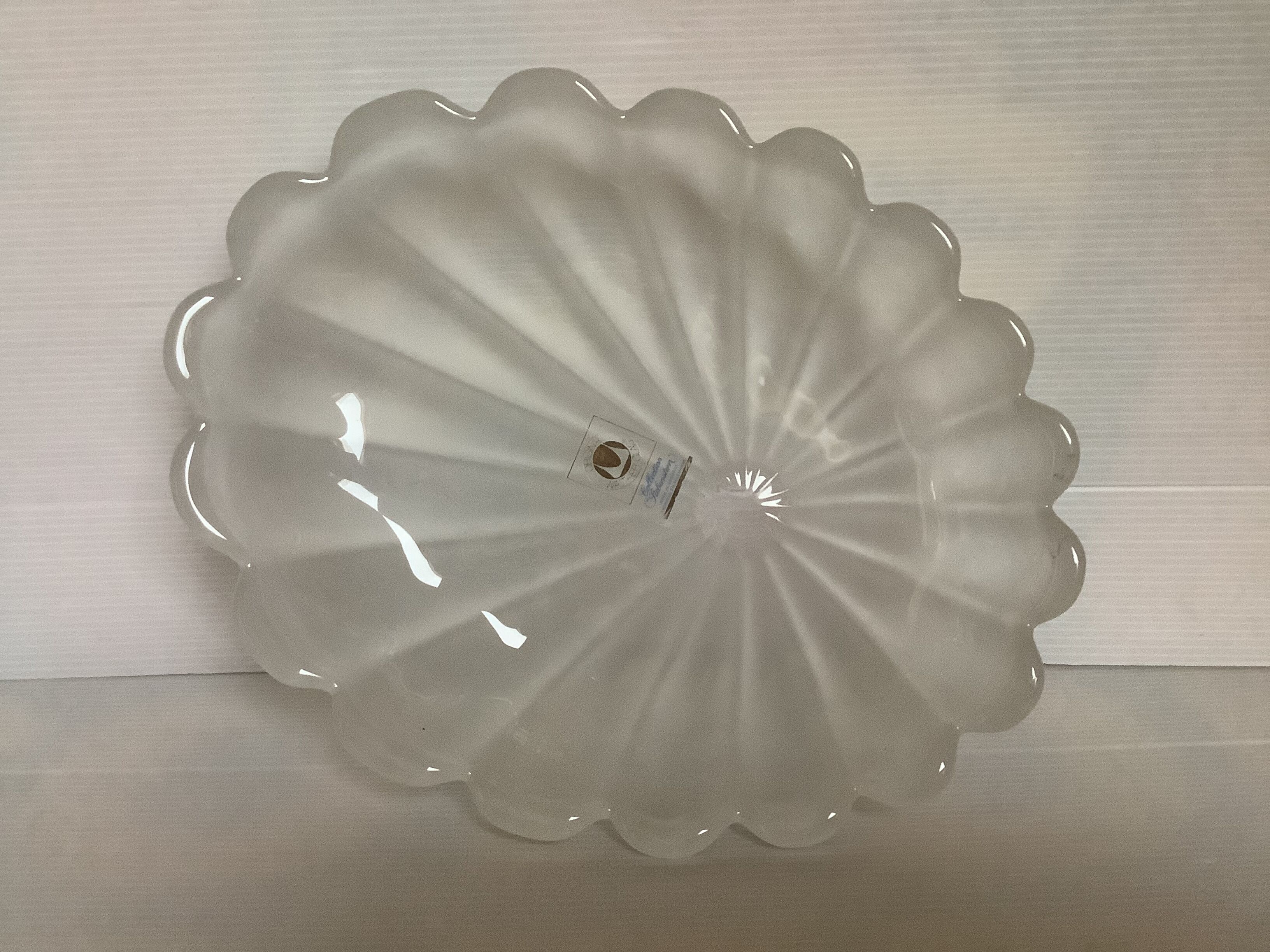 Frosted glass pocket tray Walther glas siebenstern Germany