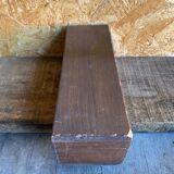 Antique Writing Desk Set Vintage Wooden Storage Box #D89