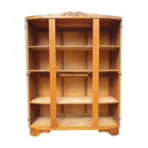 Bibliothèque Armoire Art Déco lignes courbes L155
