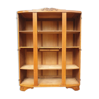 Library Art Deco cabinet curved lines L155