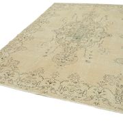 Tapis beige anatolien unique tissé à la main 212 cm x 300 cm