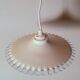 Suspension in pleated opaline