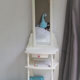 Coiffeuse vintage meuble miroir ancien