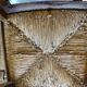 Pair of straw chairs 19th
