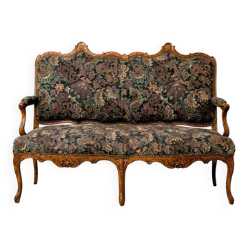 Canapé à double évolution Louis XV vers 1750