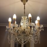 Antique French crystal chandelier