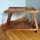 Service coffee table with wheels stamped LG