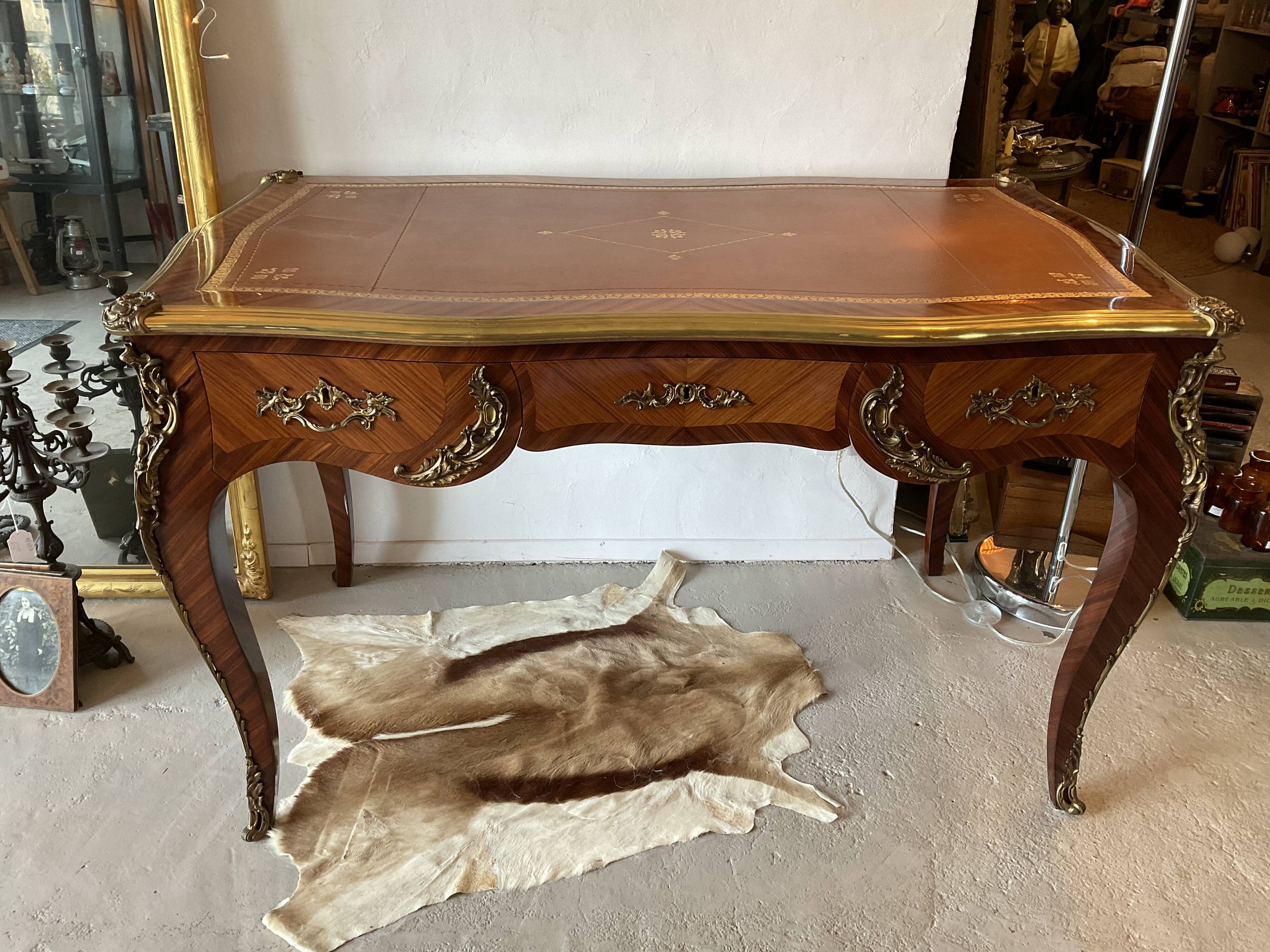 Louis XV style office. 3 drawers