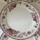 Ensemble assiettes Terre de Fer décor Sorbier Boch Frères Kéramis