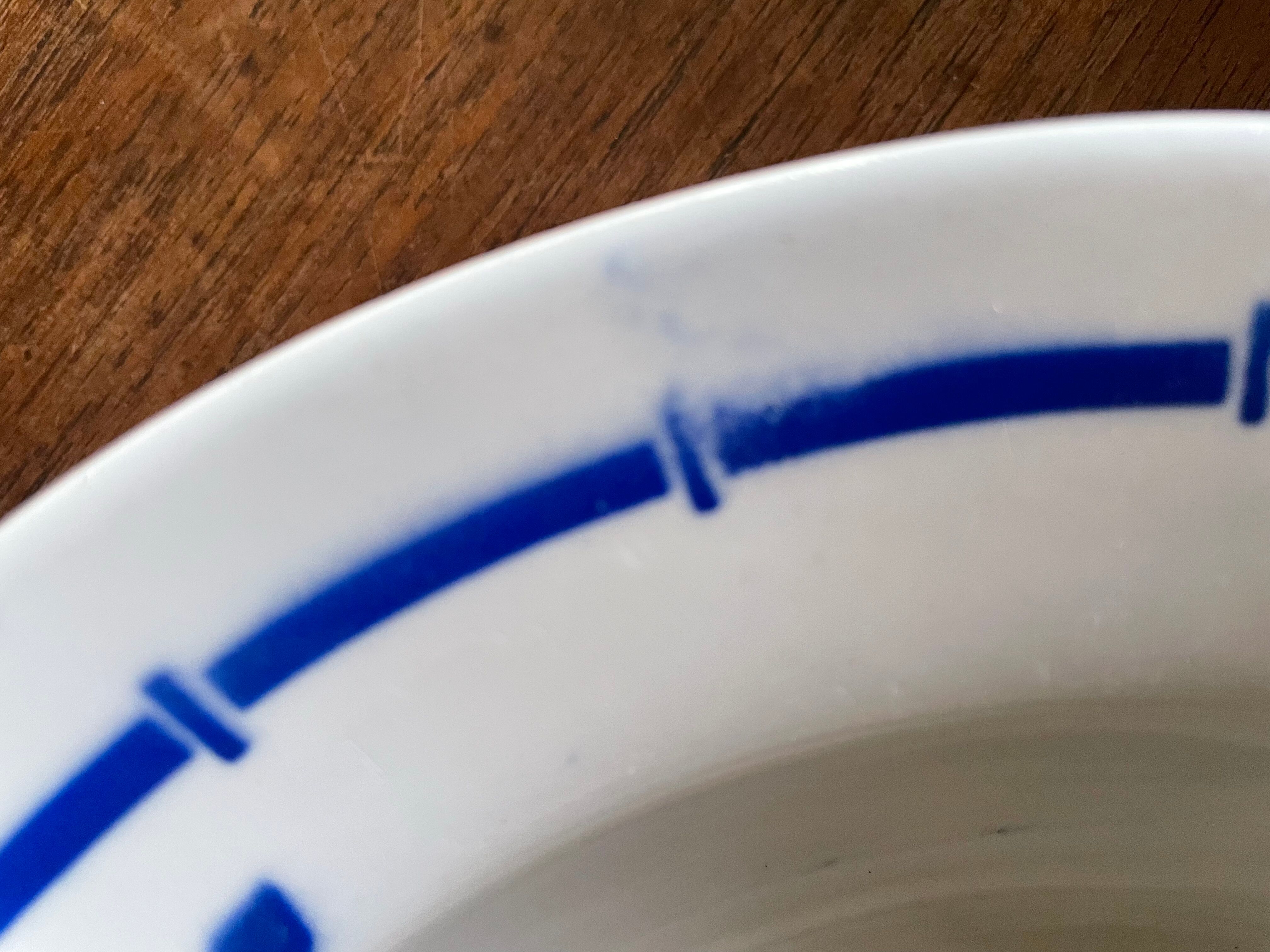 Hollow plates ceranord saint amand blue flower