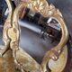 Pair of mirrors style louis xv rocaille in gilded wood carved 1900