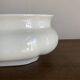 Neo-classical planter in ivory earthenware with XXL gadroons, 1950s