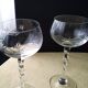 4 twisted stem glasses for white or rosé wine