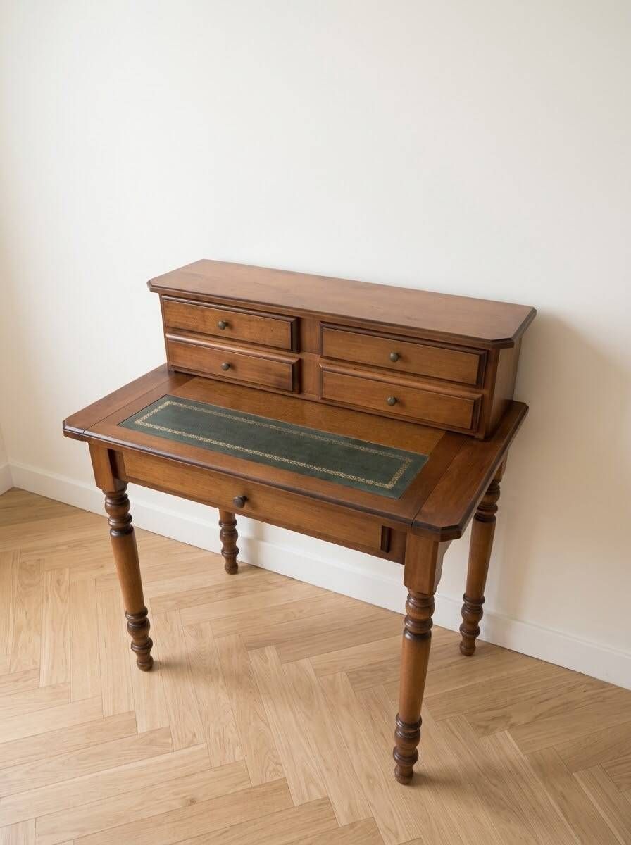 Bureau bonheur du jour style Louis Philippe en bois