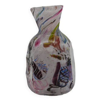 Murano Millefiori glass vase, Italy 1950s