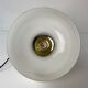 Old vintage opaline bell pendant lamp