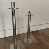 Chrome candle holders X2 Vintage