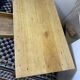 Large antique coffee table in solid wood, farmhouse style – 1 drawer –