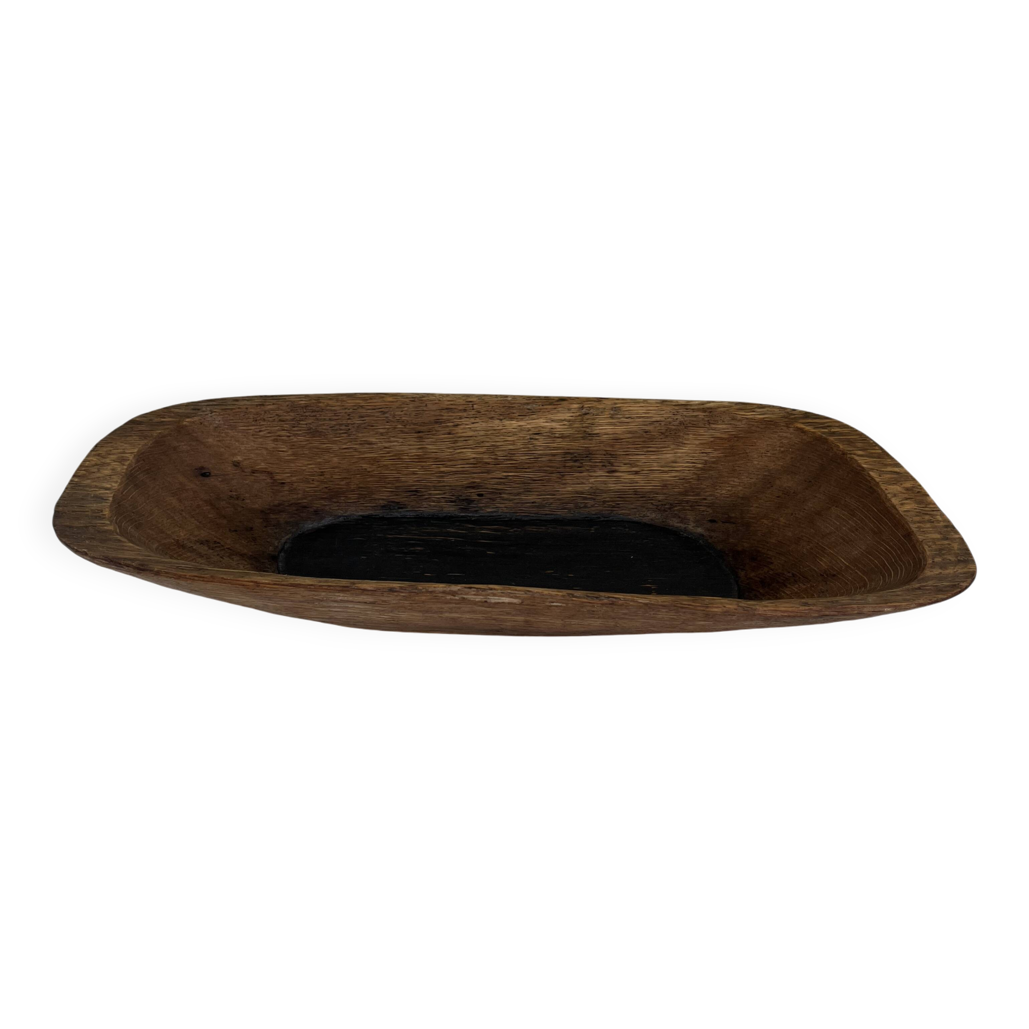 antique carved wooden catchall