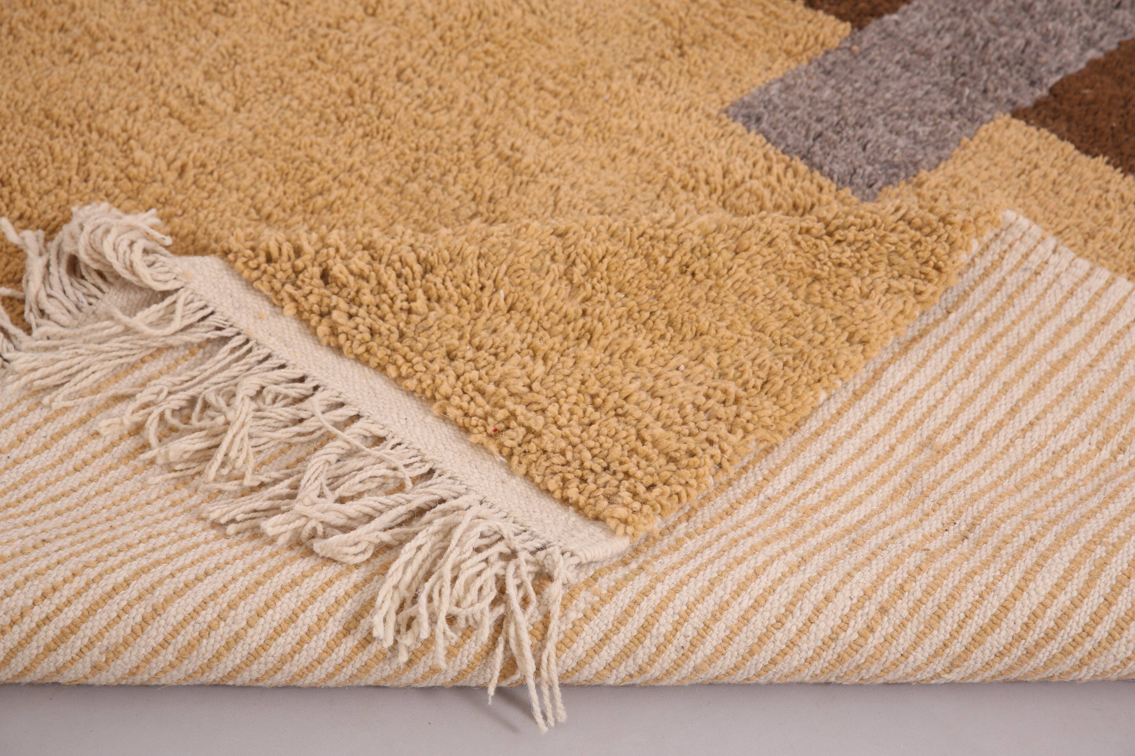 Moroccan Handmade Berber Rug 215 x 311 cm - Contemporary Moroccan rug