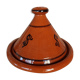 Enamelled terracotta tagine dish
