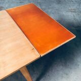 MCM Dutch Design Extendable Dining Table attributed to Cor Alons for Gouda Den Boer, 1950s