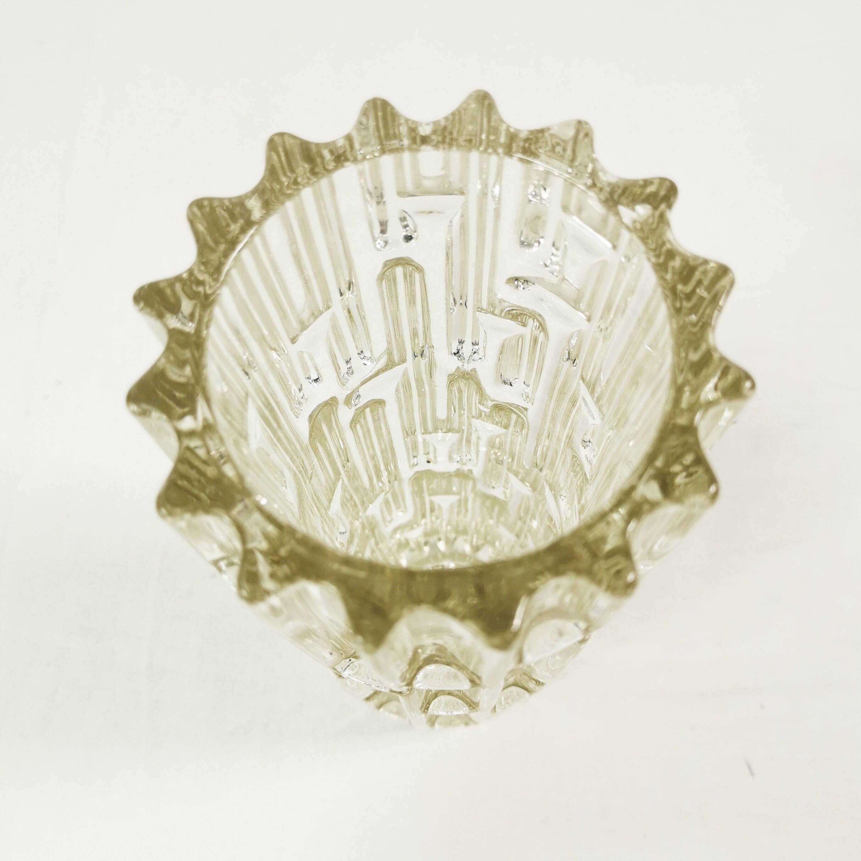 Modernist vase, Labyrinth, Rudolfova Hut, designed by Frantisek Vizner, Cze
