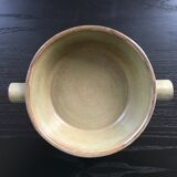 Green stoneware dish